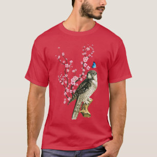 Camiseta Japón Sakura Cherry Blossom Owl Bird