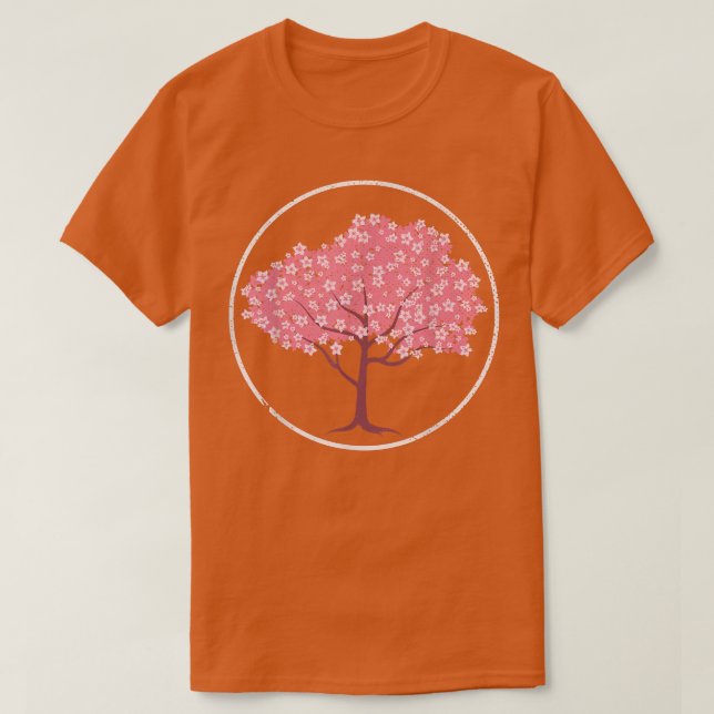 Camiseta Japón Sakura Flor rosa Bonito Cherry Blo (Diseño del anverso)
