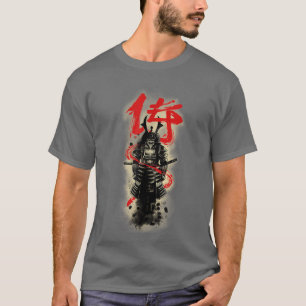 Camiseta Japón Samurai Bushido Código regalo Copia de camis