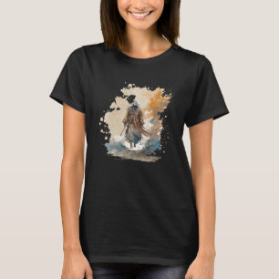Camiseta Japón Samurái Retro Vintage Espada Guerrero Japoné