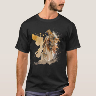 Camiseta Japón Samurai retro vintage Guerrero de la espada