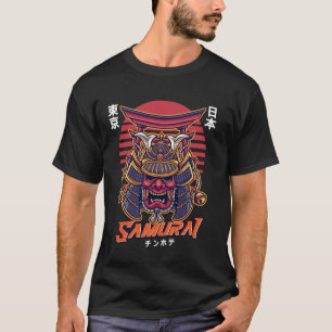 Camiseta Japón Samurai Shogun Torii Shrine Gate Toky