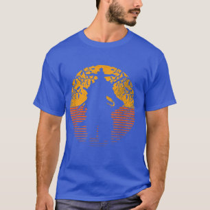 Camiseta Japón Samurai Silhouette Retro Sunset Bushi Japon