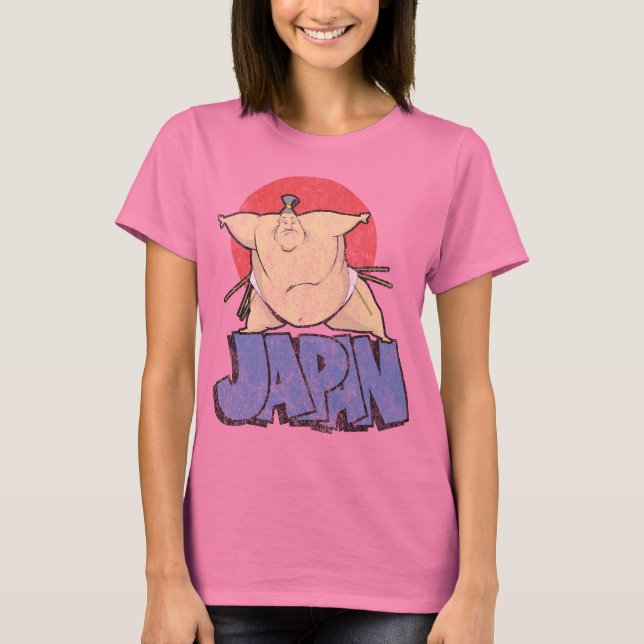 Camiseta Japón Sumo Vintage (Anverso)