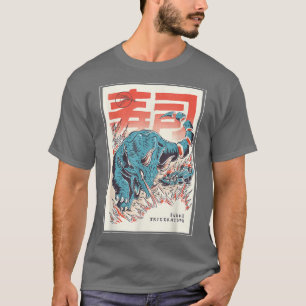 Camiseta Japón Sushi Dinosaur Triceratops