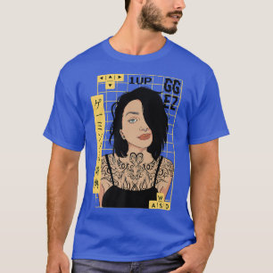 Camiseta Japón Tattoo Tattoed Gamer Chica Anime Gaming WASD
