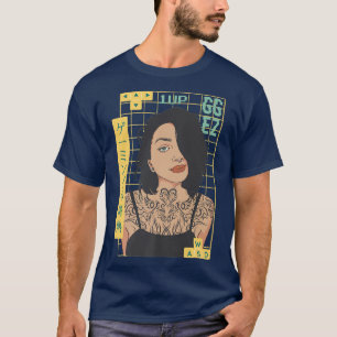 Camiseta Japón Tattoo Tattoed Gamer Chica Anime Gaming WASD