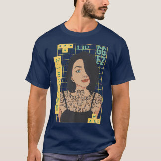 Camiseta Japón Tattoo Tattoed Gamer Chica Anime Gaming WASD