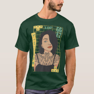 Camiseta Japón Tattoo Tattoed Gamer Chica Anime Gaming WASD
