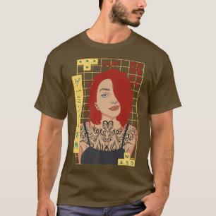 Camiseta Japón Tattoo Tattoed Gamer Chica Anime Gaming WASD