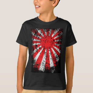 Camiseta Japón, Tierra De La Creciente Bandera De Guerra De