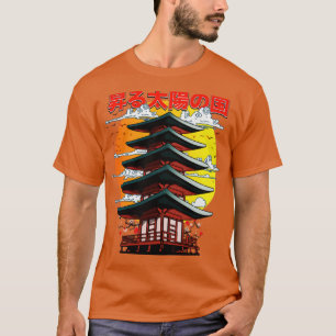 Camiseta Japón Tierra del templo del sol naciente