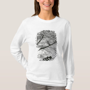 Camiseta Japón, Tokio. Flores de cerezo en el Imperial