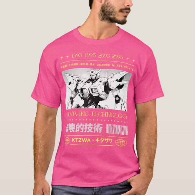 Camiseta Japón Tokyo Cyberpunk Art Streetwear Anime Grap (Anverso)
