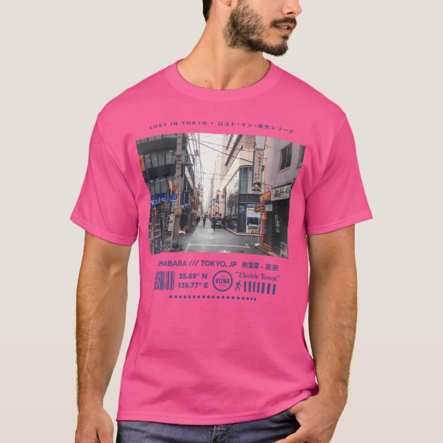 Camiseta Japón Tokyo Cyberpunk Art Streetwear Retro Grap (Anverso)