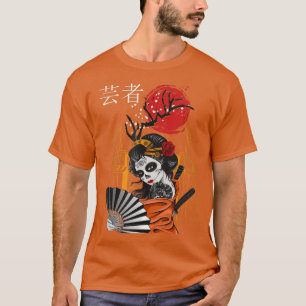 Camiseta Japón Zombie Anime Otaku Grunge Retro Tokyo Kanji