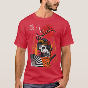 Camiseta Japón Zombie Anime Otaku Grunge Retro Tokyo Kanji