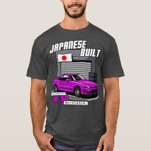 Camiseta JAPONÉS CONSTRUIDO Nissan GTR R34
