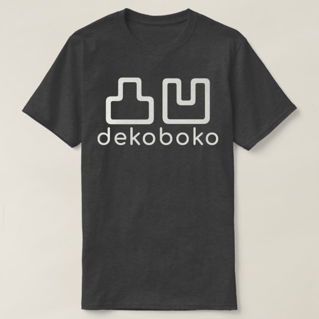 Camiseta Japonés Dekoboko por desigual, Kanji, Japón (Diseño del anverso)