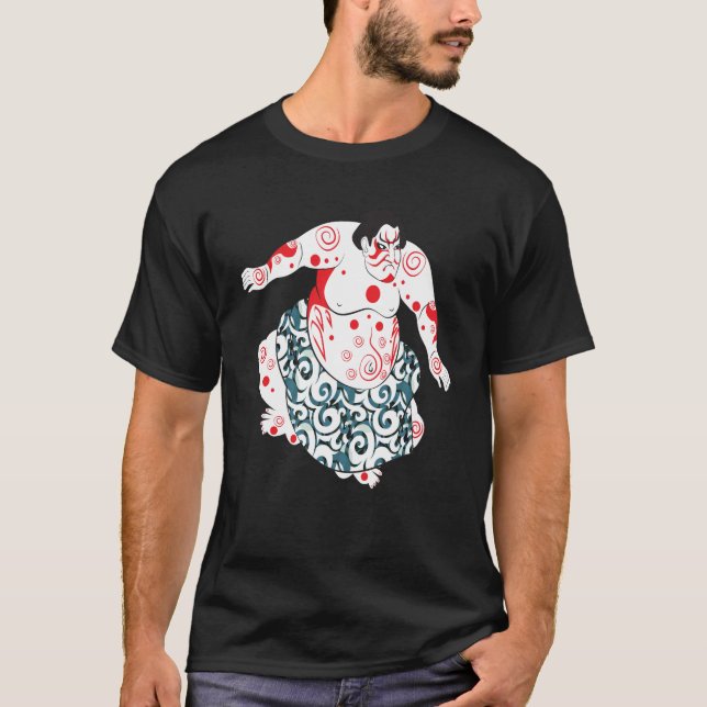 Camiseta Japonés del luchador del sumo (Anverso)