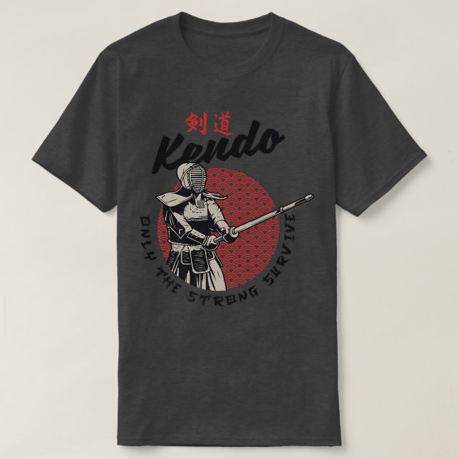 Camiseta Japonés Kendo Samurai Bushido (2) (Diseño del anverso)