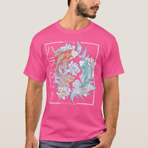 Camiseta Japonés Koi Carp Fish Arte estético Nishikigoi