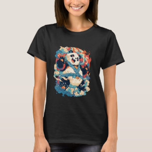 Camiseta Japonés Yokai Panda Panda