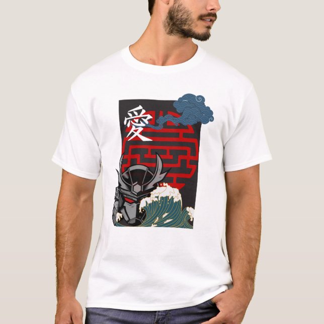 Camiseta japonesa blanca (Anverso)