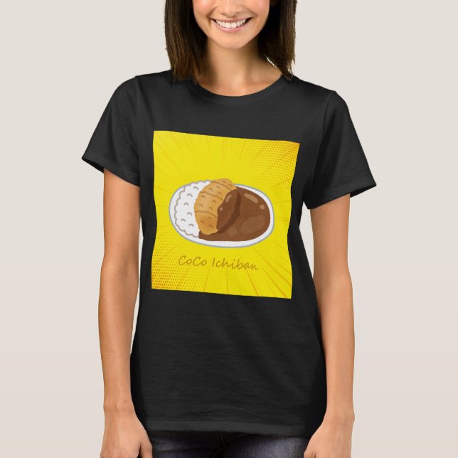 Camiseta japonesa con curry de Coco (Anverso)