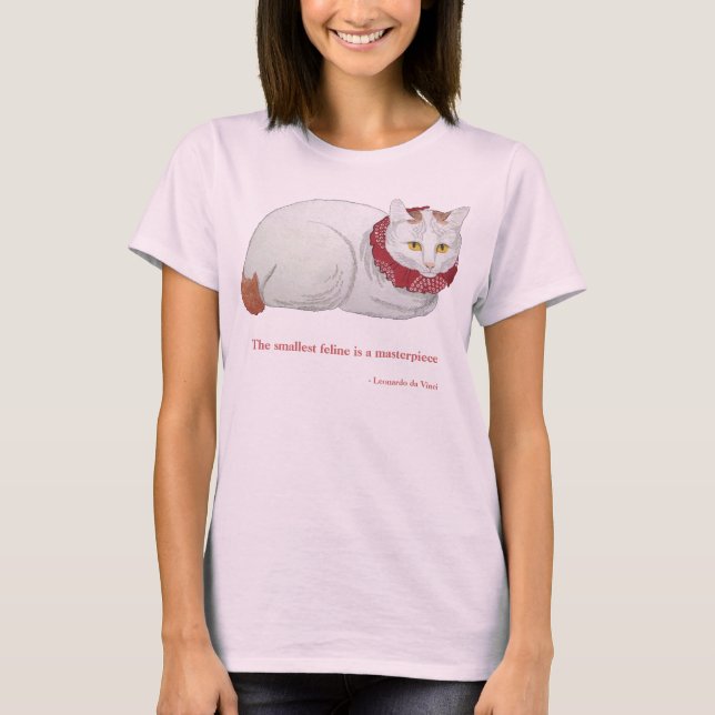 Camiseta japonesa de arte gata (Anverso)