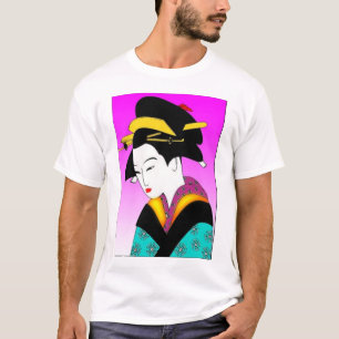 Camiseta japonesa de la mujer