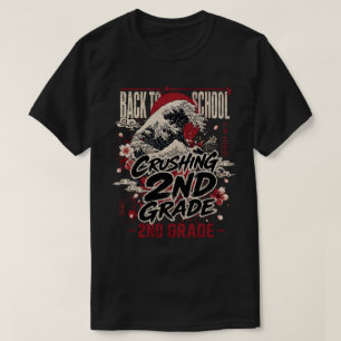 Camiseta Japonesa de Ola de 2do Grado, Camiseta Gr