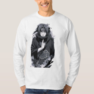 Camiseta japonesa de shinobi de manga oscura de ma