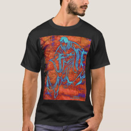 Camiseta japonesa del Bello Artes del espadachín