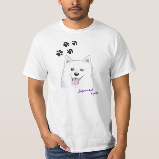 Camiseta japonesa del perro de Pomerania (Anverso)