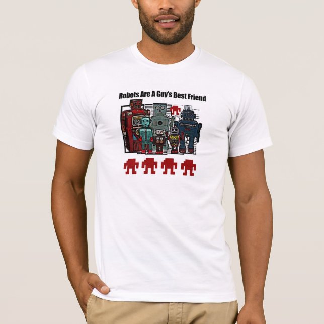 Camiseta japonesa del robot del juguete del (Anverso)