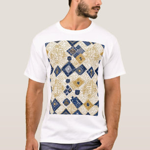 Camiseta Japonesa Geométrica