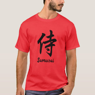 Camiseta Japonesa Kanji Samurái