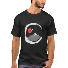 Camiseta Japonesa Zen Enso Moon Mountain