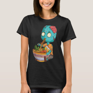 Camiseta japoneses amantes de la comida zombies de Hallowee