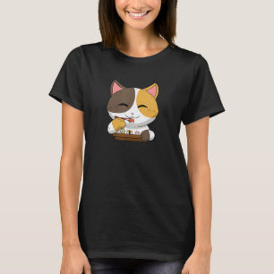 Camiseta Japoneses asiáticos preparan sushi suhsi como Masc