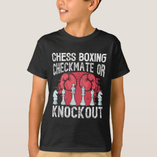 Camiseta Jaque De Box De Ajedrez O Diversión De Knockout