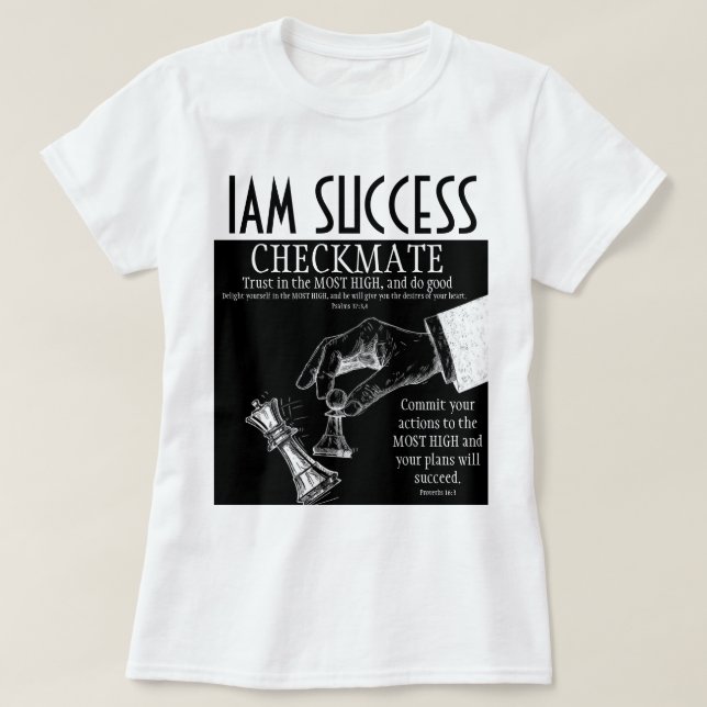 CAMISETA JAQUE MATE (Diseño del anverso)