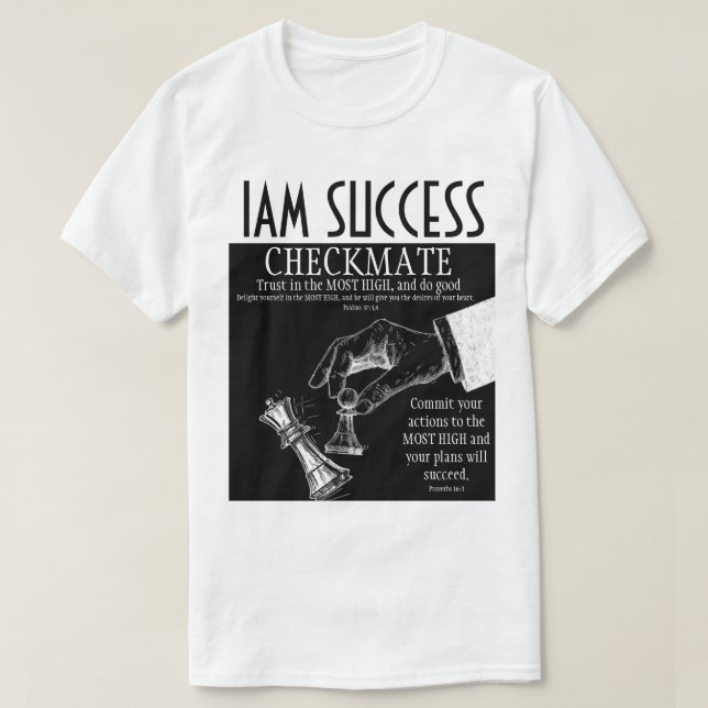 CAMISETA JAQUE MATE (Diseño del anverso)