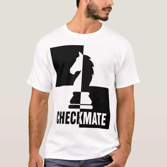 Camiseta Jaque Mate Caballo de Ajedrez (Anverso)