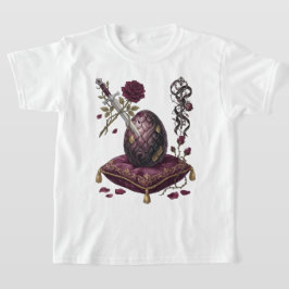 Camiseta Jaque mate de ajedrez de dragón gótico