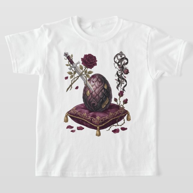 Camiseta Jaque mate de ajedrez de dragón gótico (Distribución)