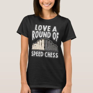 Camiseta Jaque mate Love Un Buen Jugador De Ajedrez De Velo