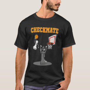 Camiseta Jaque Mate Peón Baloncesto Dunk En Juego De Ajedre