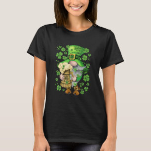 Camiseta Jar irlandés de cerveza y chamroc en el Día de San